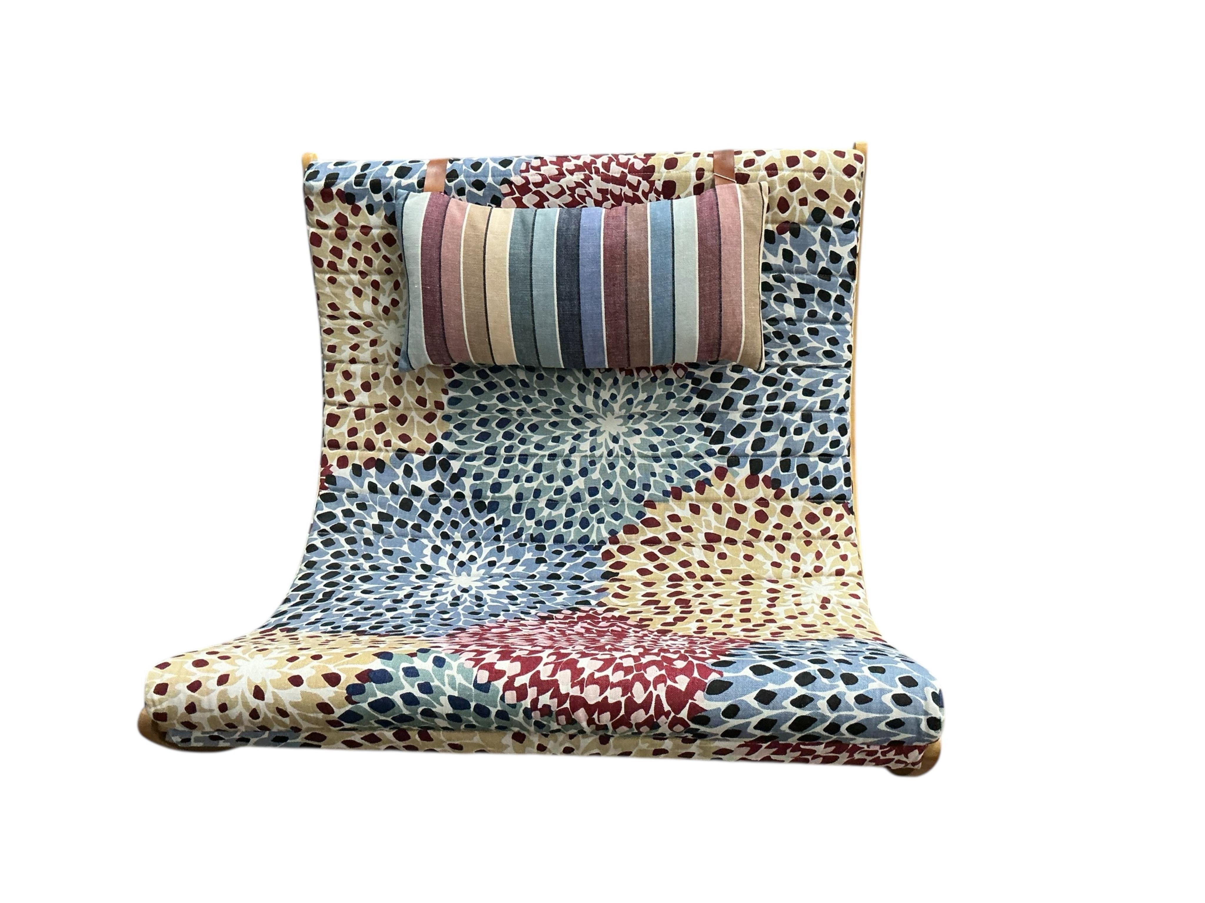 A contemporary Missoni Maple Rocking Chair, width 100cm, depth 84cm, height 92cm